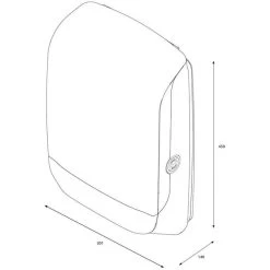 Katrin Handtuchspender Inclusive M, 92063, Kunststoff, Für 600 Falthandtücher, Schwarz -Haushaltsprodukte Geschäft ee12a6a84f8ca22a9cea1ebfaa9743bd0218ea20 handtuchspender katrin inclusive m 92063