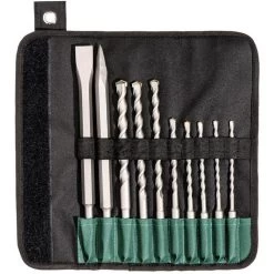 Metabo Bohrer SDS-Plus Bohrer-Meisselset SP, SDS+, 10-teiliges Set, Stein, Betonbohrer