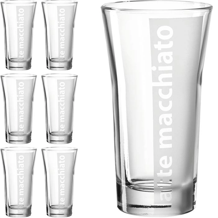 Montana Kaffeegläser Latte Macchiato 062214, 300ml, 6 Stück 1 Montana Kaffeegläser Latte Macchiato 062214, 300ml, 6 Stück