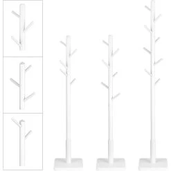 Vasagle Garderobenständer RCR010W02, Mit 8 Haken, Holz, Weiß -Haushaltsprodukte Geschäft f08f8ae9b2d7978b682903ad0bc04fb98ade58b4 garderobenstaender vasagle rcr010w02