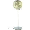 Emform Globus Sojus Light Silver Standglobus Ø43cm, Leuchtglobus, Politisches Kartenbild, Silber