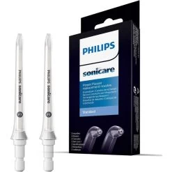 Philips Aufsteckdüsen Sonicare F1 Standard Nozzle, HX3042/00, Mundduschendüse, 2 Stück