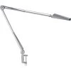 Luxo Schreibtischlampe Air T80 LED, Dimmbar, Aluminiumgrau, Mit Tischklemme