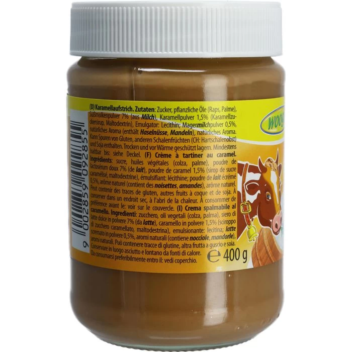 Woogie Brotaufstrich Caramel Spread, 400g 3 Woogie Brotaufstrich Caramel Spread, 400g - Image 3
