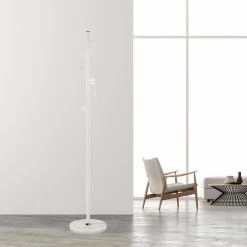 Haku-Möbel Garderobenständer 19385, Mit 6 Haken, Metall, Weiß -Haushaltsprodukte Geschäft f5824972e3937a6c2fad3d912c990f6c8d2ce38e garderobenstaender haku moebel 19385