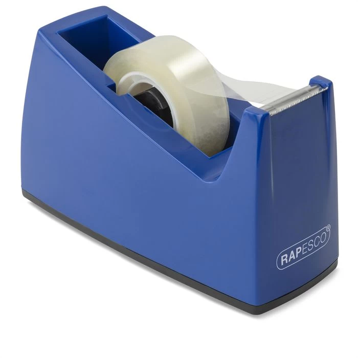 RAPESCO Klebefilmabroller 0774, 300, Blau, Tischabroller Für Kleberollen 25mm X 33m 1 RAPESCO Klebefilmabroller 0774, 300, Blau, Tischabroller Für Kleberollen 25mm X 33m