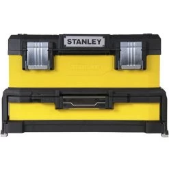 Stanley Werkzeugkoffer Werkzeugbox, 1-95-829, Leer, Aus Kunststoff Und Metall, Mit Schublade -Haushaltsprodukte Geschäft f8a7f7dc54f4228d708a7cebef7f66bd8cd786ea werkzeugkoffer stanley werkzeugbox 1 95 829