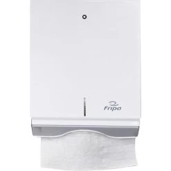 Fripa 2340002, Für 700 Falthandtücher, Weiß, Metall, Handtuchspender
