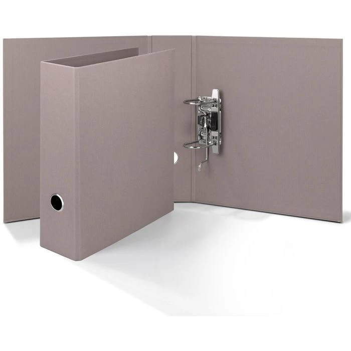 Rössler-Papier Ordner 1317452700 S.O.H.O., Karton, A4, 8,5cm, Taupe 3 Rössler-Papier Ordner 1317452700 S.O.H.O., Karton, A4, 8,5cm, Taupe - Image 3