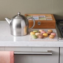 Bredemeijer Tee-Kanne Minuet Santhee, Edelstahl, Doppelwandig, Silber Matt, 1,4 L -Haushaltsprodukte Geschäft fb25b71698f8fffc095eff4ecabcd8e4d7ab0dc8 tee kanne bredemeijer minuet santhee edelstahl