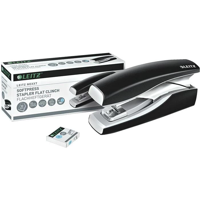 Leitz Heftgerät 5603-00-95, NeXXt Softpress, Flat-Clinch, Heftleistung 30 Blatt, Schwarz 5 Leitz Heftgerät 5603-00-95, NeXXt Softpress, Flat-Clinch, Heftleistung 30 Blatt, Schwarz - Image 5