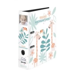 Falken Ordner 22001184 Meine Kindergartenzeit, A4, Karton, 8cm, Motiv Dschungel