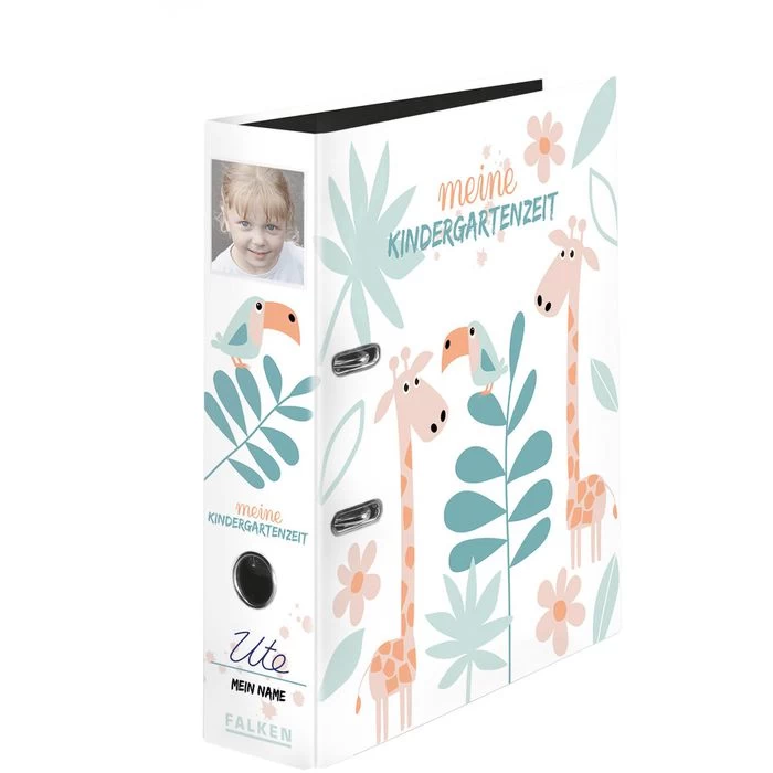 Falken Ordner 22001184 Meine Kindergartenzeit, A4, Karton, 8cm, Motiv Dschungel 1 Falken Ordner 22001184 Meine Kindergartenzeit, A4, Karton, 8cm, Motiv Dschungel