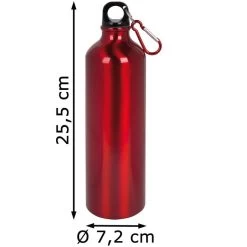 Böttcher-AG Trinkflasche, 0,75 L, Aluminium, Rot -Haushaltsprodukte Geschäft fb880670f3db36d5825e5566fa992ab00ed705b8 trinkflasche boettcher ag