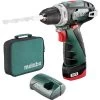 Metabo Akku-Bohrschrauber PowerMaxx BS, 10,8V / 2,0Ah, Mit Akku Und Tasche