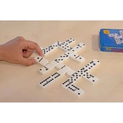 Idena Kartenspiel 6050012 Domino, In Metalldose, Ab 6 Jahre, 2-6 Spieler -Haushaltsprodukte Geschäft fc105cfe98fa8bd89ed1f9c07fec3f5dd830138a kartenspiel idena 6050012 domino