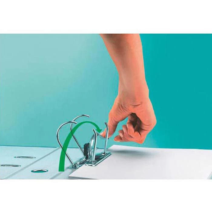 Leitz Ordner 1006-01-01 WOW Laminierter Karton, A4, 5,2cm, Weiß 3 Leitz Ordner 1006-01-01 WOW Laminierter Karton, A4, 5,2cm, Weiß - Image 3