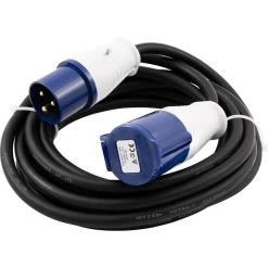 McPower Strom-Verlängerungskabel, 10m, CEE 230 V, 16 A, 2,5 Mm², Caravan, Außen IP44