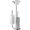 Wenko WC-Garnitur Universalo 18730100, Stahl, Silber