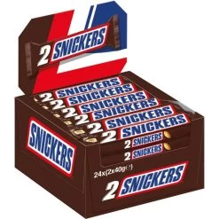 Schokoriegel Snickers 1920g, Je 80g, 24 Riegel