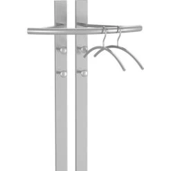 Kerkmann Garderobenständer G8, 6222, Mit 4 Haken, Metall, Alusilber -Haushaltsprodukte Geschäft fed0f724af467a71cdca736a7f1a6bd24f8f25f7 garderobenstaender kerkmann g8 6222